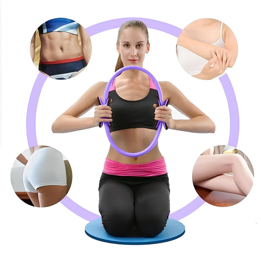 5-piece Pilates Basic Set Fitness Ball Elastic Stretch Belt Back Shaping Muscle Training Fitness Yoga Equipment