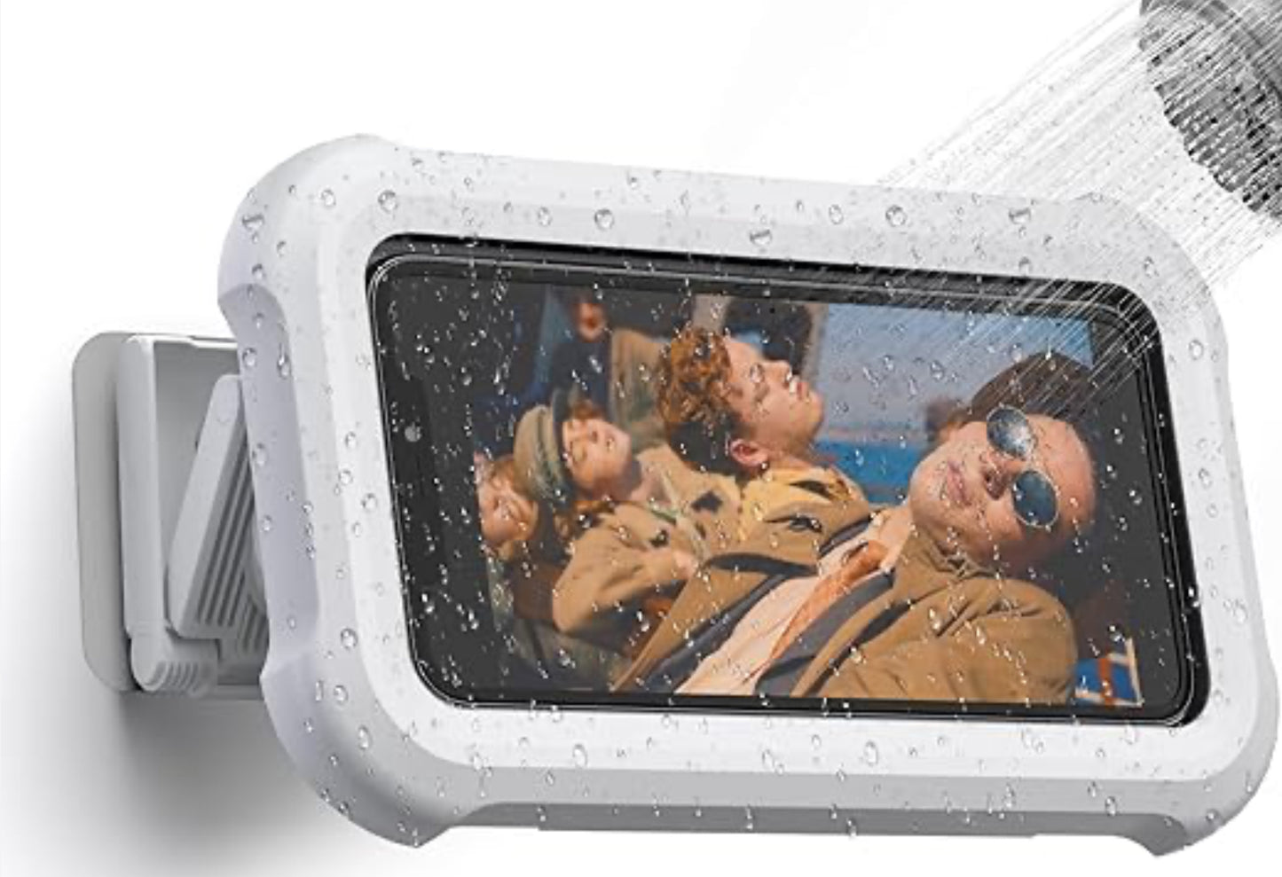 Vattentät Mobilhållare för Badrum & Dusch – Självhäftande med Pekskärm