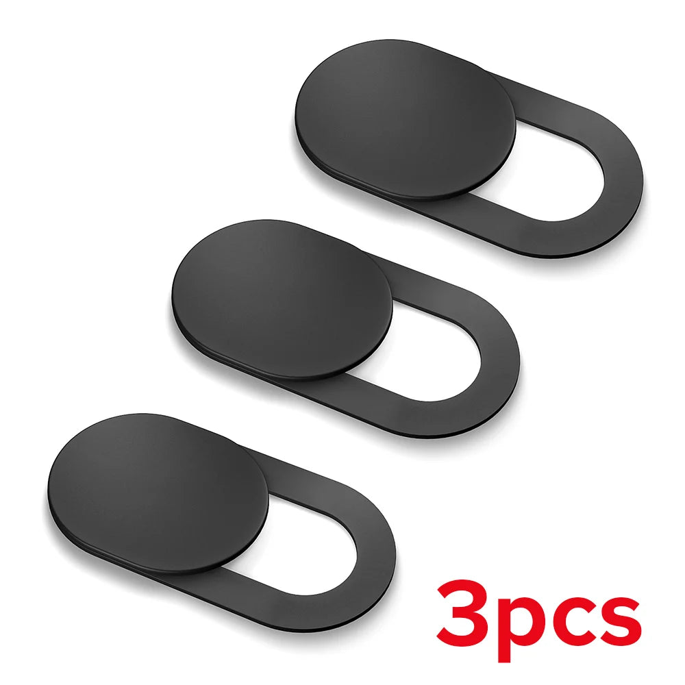 Webbkameraskydd med Magnetisk Slider – För Laptop, Mobil & Surfplatta